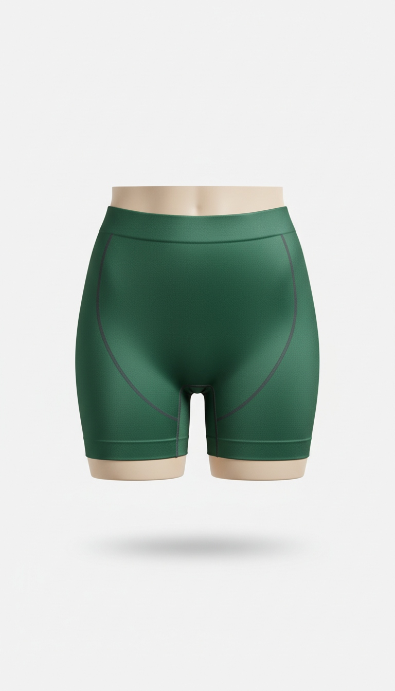 Bright pounamu contour shorts